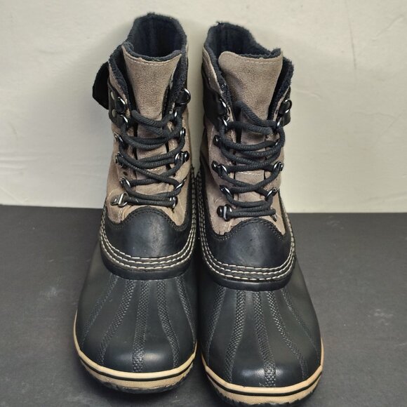 Sorel Boots Womens 10 Fancy Lace II Winter Snow Leather Duck Boots DNL-2125 - Picture 2 of 13